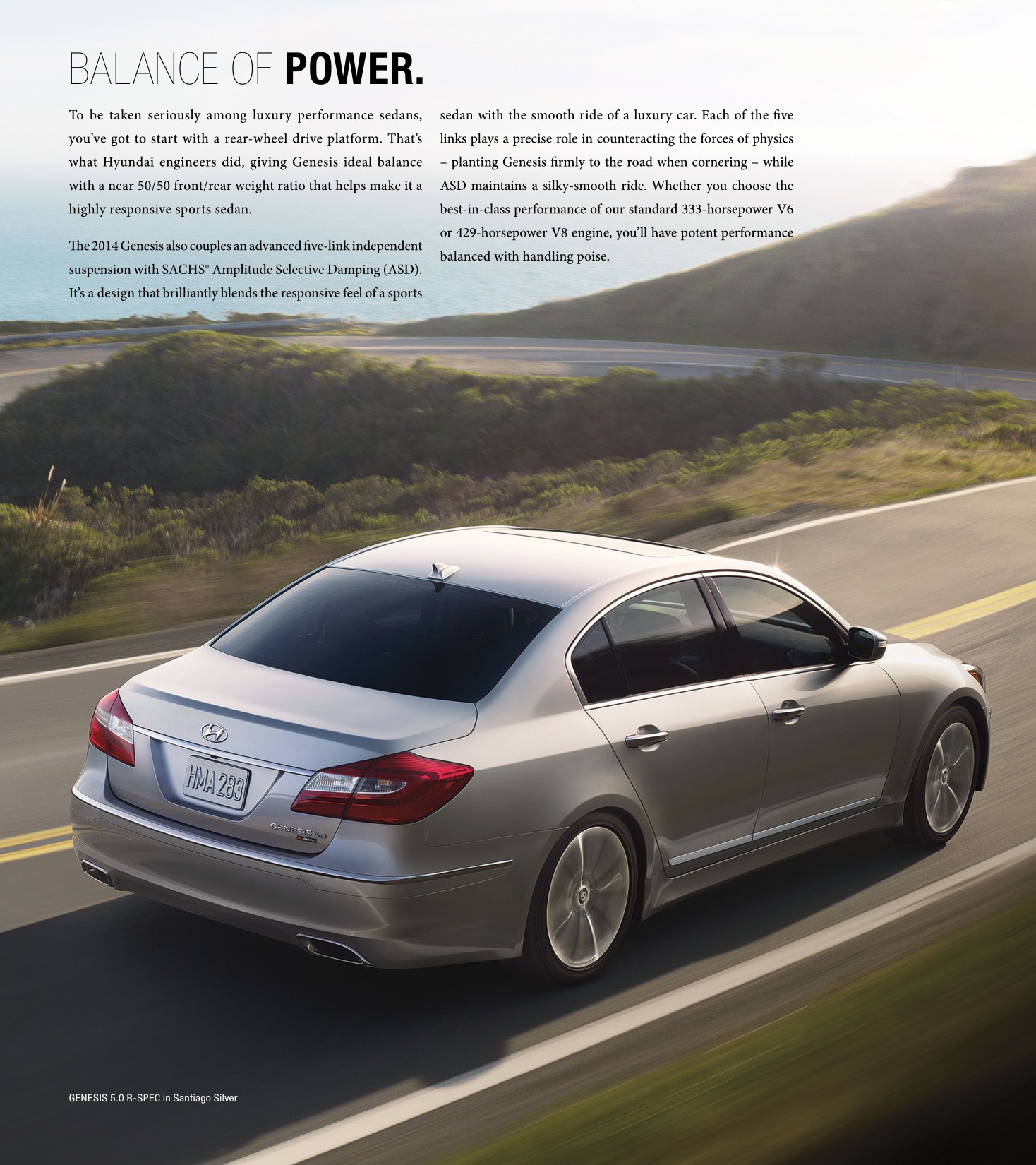 2014 Hyundai Genesis Brochure Page 12